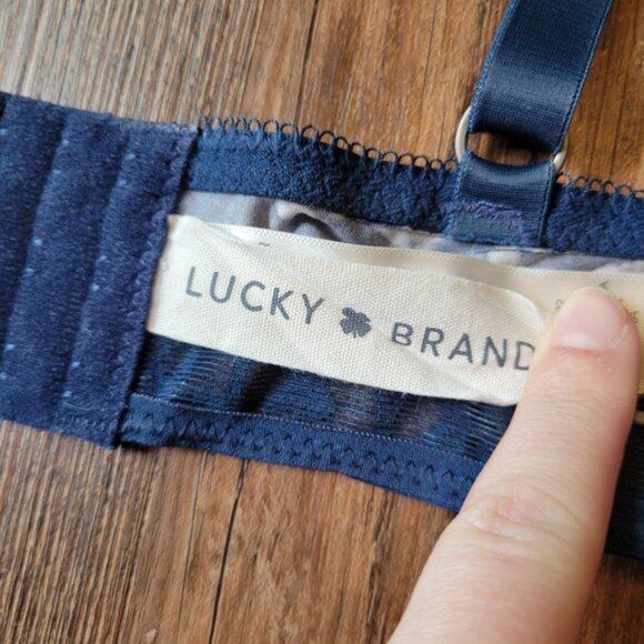 Lucky Brand Navy Blue Floral Bra - Picture 5 of 8